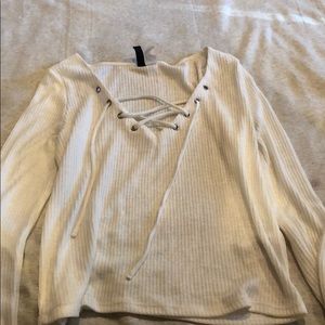 Long sleeve white shirt